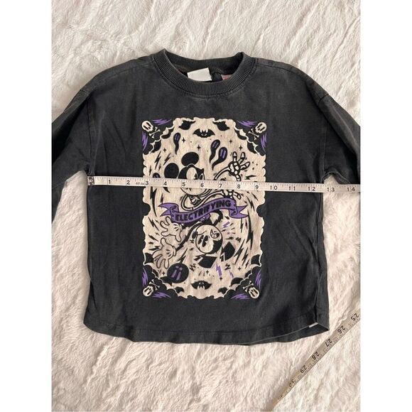 Zara Halloween Mickey Shirt Size 2/3 Years - Picture 5 of 7
